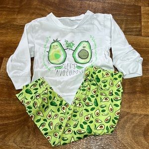 Avocado 2 piece outfit - 12-18mos